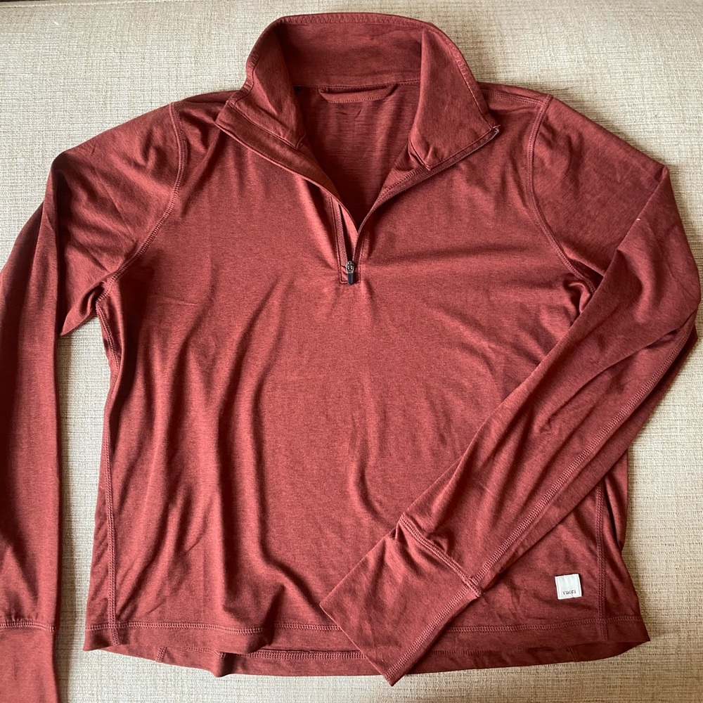 Vuori 1/4 zip cropped jacket XS